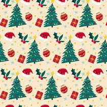 Papel De Parede Adesivo Árvore Natalina Amarelo Decorativo Papel De Parede Adesivo Árvore Natalina Amarelo Decorativo