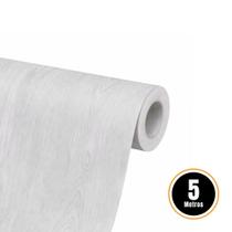 Papel de Parede Adesivo Autocolante Decorativo Amadeirado Branco Papel de Parede Adesivo Autocolante Decorativo Amadeirado Branco