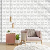 Papel de Parede Adesivo Autocolante Decorativo Cinza Ondulado 10 METROS 2 ROLOS 5m x 45cm Cada Papel de Parede Adesivo Autocolante Decorativo Cinza Ondulado 10 METROS 2 ROLOS 5m x 45cm Cada