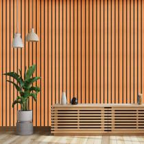Papel de Parede Adesivo Autocolante Decorativo Madeira Ripado Texturizado 10 METROS 2 ROLOS 5m x 45cm Cada Papel de Parede Adesivo Autocolante Decorativo Madeira Ripado Texturizado 10 METROS 2 ROLOS 5m x 45cm Cada