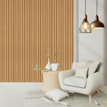 Papel de Parede Adesivo Autocolante Decorativo Ripado Claro Texturizado 10 METROS 2 ROLOS 5m x 45cm