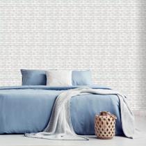 Papel de Parede Adesivo Autocolante Decorativo Tijolinho Branco 3D 10 METROS 2 ROLOS 5m x 45cm Cada Papel de Parede Adesivo Autocolante Decorativo Tijolinho Branco 3D 10 METROS 2 ROLOS 5m x 45cm Cada