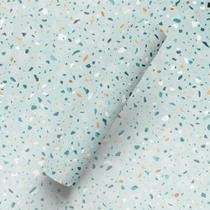 Papel De Parede Adesivo Autocolante Tema Lavabo Granillite Azul Papel De Parede Adesivo Autocolante Tema Lavabo Granillite Azul