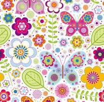 Papel De Parede Adesivo Autocolante Vinil Animal Borboletas e Plantas Coloridas Vida Feliz 3m Papel De Parede Adesivo Autocolante Vinil Animal Borboletas e Plantas Coloridas Vida Feliz 3m