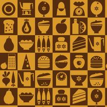 Papel de Parede Adesivo Autocolante Vinil Casual Cozinha Peixe Frutas Hamburguês Bebidas 1,50m Papel de Parede Adesivo Autocolante Vinil Casual Cozinha Peixe Frutas Hamburguês Bebidas 1,50m