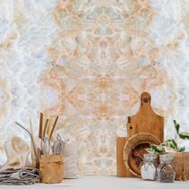 Papel de Parede Adesivo Autocolante Vinil Marmore Bege Branco Quarto Sala Banheiro Cozinha 2,5m Papel de Parede Adesivo Autocolante Vinil Marmore Bege Branco Quarto Sala Banheiro Cozinha 2,5m