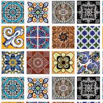Papel de parede adesivo azulejo autocolante português antigo ref: dpaz34