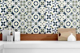 Papel de parede Adesivo Azulejo Decorativo Amarelo Papel de parede Adesivo Azulejo Decorativo Amarelo