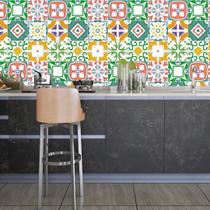 Papel De Parede Adesivo azulejo ladrilho Cozinha rolo 1,5 METROS verde