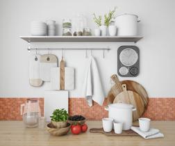 Papel De Parede Adesivo Azulejo Pastilha Laranja 2,80m