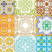 Papel de Parede Adesivo Azulejo Português - 011