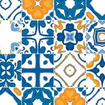 Papel de Parede Adesivo Azulejo Português - 013