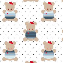 Papel de Parede Adesivo Baby Ursinhos - 033
