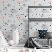 Papel de Parede Adesivo Baleia Voando N06245 Rolo 0,58x3M