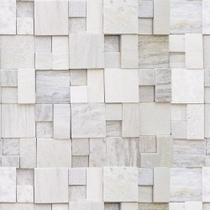 Papel De Parede Adesivo Blocos Mármore Canjiquinha 3d