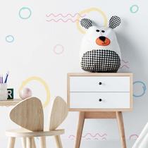 Papel de Parede Adesivo Bolhas Artístico N02185 Rolo 0,58x3M