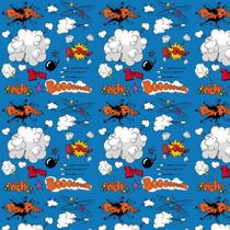 Papel De Parede Adesivo Boooom Zoom Wow Nuvens Decorativo