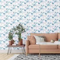 Papel De Parede Adesivo Borboletas Azuis N014110 0,58x2,5M