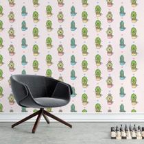 Papel de Parede Adesivo Cactos Plantas N015132 0,58x2,50M