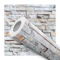 Papel De Parede Adesivo Canjiquinha Cinza Pedra Sala Quarto 3m Papel De Parede Adesivo Canjiquinha Cinza Pedra Sala Quarto 3m