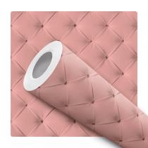 Papel de Parede Adesivo Capitonê Botonê Efeito Visual 3D Acolchoado Salmão Moderno Quarto Sala Papel de Parede Adesivo Capitonê Botonê Efeito Visual 3D Acolchoado Salmão Moderno Quarto Sala