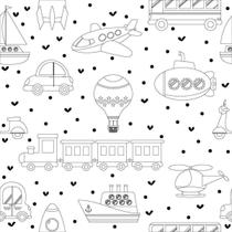 Papel de Parede Adesivo Carro Avião 4854643 0,58x2,50M Papel de Parede Adesivo Carro Avião 4854643 0,58x2,50M