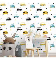 Papel De Parede Adesivo Carros Quarto Infantil Meninos 10m