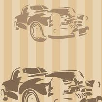 Papel de Parede Adesivo Casual Carro Antigo - 123 Papel de Parede Adesivo Casual Carro Antigo - 123