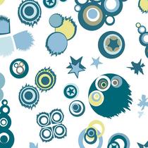 Papel de Parede Adesivo Casual Círculos - 145 Papel de Parede Adesivo Casual Círculos - 145