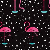 Papel de Parede Adesivo Casual Flamingos - 032