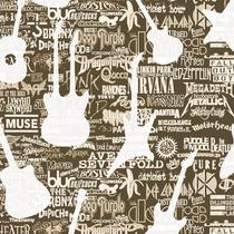 Papel de Parede Adesivo Casual Rock and Roll - 157 Papel de Parede Adesivo Casual Rock and Roll - 157