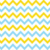 Papel de Parede Adesivo Chevron Azul - 040