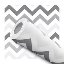 Papel de Parede Adesivo Chevron Cores Suaves Branco Cinza Infantil Bebê Unissex Moderno Quarto Sala de Estar Papel de Parede Adesivo Chevron Cores Suaves Branco Cinza Infantil Bebê Unissex Moderno Quarto Sala de Estar