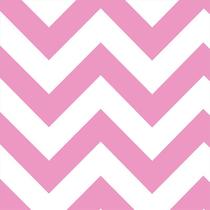 Papel de Parede Adesivo Chevron Rosa - 036