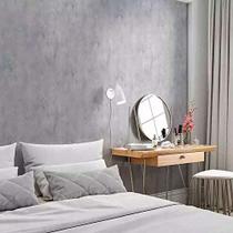 Papel De Parede Adesivo Cimento Queimado Autocolante 2,50 Metros Sala Quarto Escritório - Lopes Decor