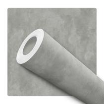 Papel de Parede Adesivo Cimento Queimado Cinza Rústico Moderno Quarto Sala de Estar