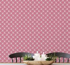 Papel de Parede Adesivo com Pássaros em Voo, Rosa, Vinil Removível para Decoração - S4Sassy Papel de Parede Adesivo com Pássaros em Voo, Rosa, Vinil Removível para Decoração - S4Sassy