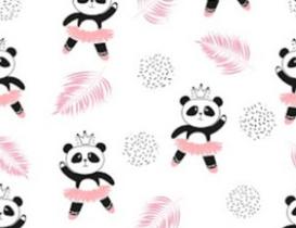 Papel de Parede Adesivo Contact Infantil Feminino Menina Delicado inf129 Ursinha Bailarina