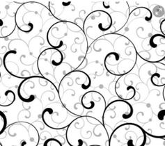 Papel de Parede Adesivo Contact Sala Quarto Lavabo Corredor Arabesco Preto e Branco Papel de Parede Adesivo Contact Sala Quarto Lavabo Corredor Arabesco Preto e Branco