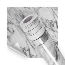 Papel de Parede Adesivo Cozinha Resistente a Alta Temperatura Marmore Carrarinha 500x60cm Papel de Parede Adesivo Cozinha Resistente a Alta Temperatura Marmore Carrarinha 500x60cm