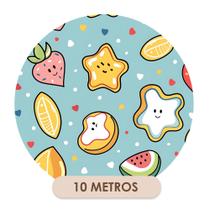 Papel De Parede Adesivo Cozinha Restaurante Lanchinhos Frutas e Legumes