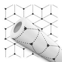 Papel de Parede Adesivo Cubo Preto e Branco Minimalista Geométrico Moderno Quarto Sala de Estar Papel de Parede Adesivo Cubo Preto e Branco Minimalista Geométrico Moderno Quarto Sala de Estar