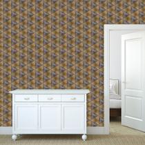 Papel de Parede Adesivo - Cubos - Madeira - 425ppm