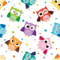 Papel de Parede Adesivo Decoração Casa Animais Coruja