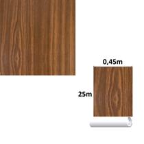 Papel De Parede Adesivo Decorativo Madeira Escura Sala Quarto 25m