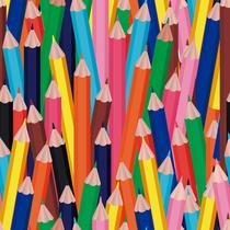 Papel De Parede Adesivo Escolar Infantil Lápis De Cor Papel De Parede Adesivo Escolar Infantil Lápis De Cor