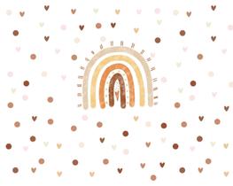 Papel de Parede Adesivo estampa arco-íris aquarela - ALGIDECOR Papel de Parede Adesivo estampa arco-íris aquarela - ALGIDECOR