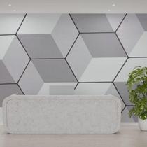 Papel de Parede Adesivo Estampa Tela Geométrica Moderno Impermeável Cinza Top Rio Comercial Papel de Parede Adesivo Estampa Tela Geométrica Moderno Impermeável Cinza Top Rio Comercial
