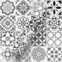 Papel de Parede Adesivo Estilo Azulejo Português