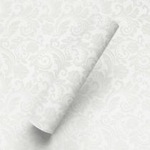 Papel De Parede Adesivo Estilo Provençal E Flores Cinza Sala Papel De Parede Adesivo Estilo Provençal E Flores Cinza Sala